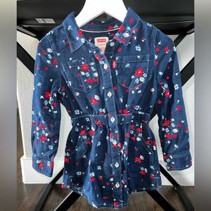 Levi's Blue Floral Kids Dress